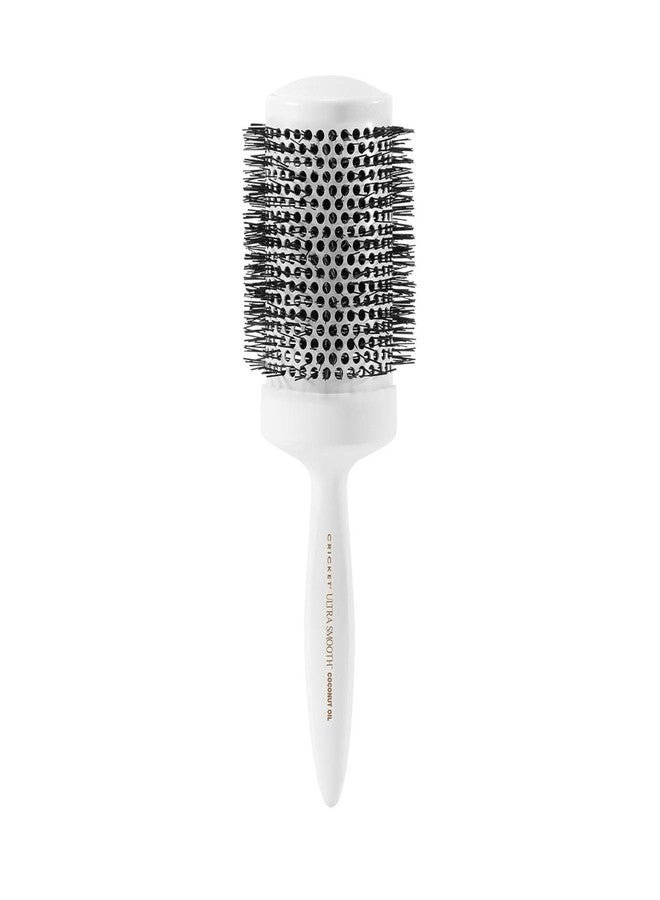 Cricket Ultra Smooth Coconut Thermal Hair Brush – 2.5” Ceramic Barrel, Coconut Oil and Keratin-Infused, Anti-Static Heat-Resistant Bristles, Textured Handle for Styling All Hair Types - Image 1